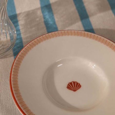 Evidea Kitchen Midye Çay Tabağı - Renkli