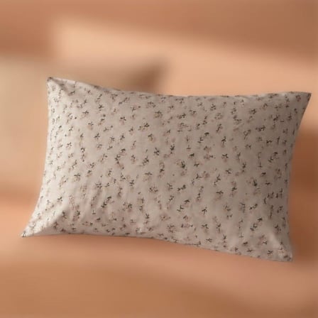Evidea Soft Bloom 2'li Yastık Kılıfı - Hardal / Pembe - 50x70 cm