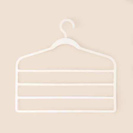 Simple Living Pantolon Askısı - Beyaz