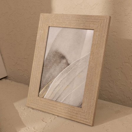 Evidea Deco Traverten Çerçeve - Bej - 23x17 cm