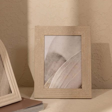 Evidea Deco Traverten Çerçeve - Bej - 23x17 cm