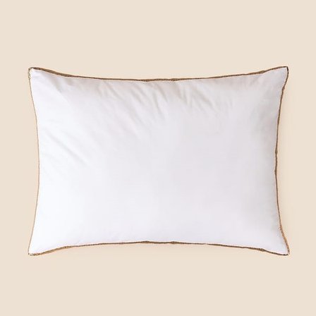 Evidea Soft Dar Dokumalı Mikrojel Yastık - Beyaz - 45x65 cm