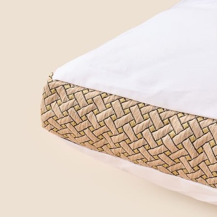 Evidea Soft Dar Dokumalı Mikrojel Yastık - Beyaz - 45x65 cm