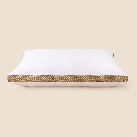 Evidea Soft Dar Dokumalı Mikrojel Yastık - Beyaz - 45x65 cm