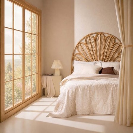 Evidea Soft Beliz Çift Kişilik Yatak Örtüsü Seti - Bej - 220x240 cm