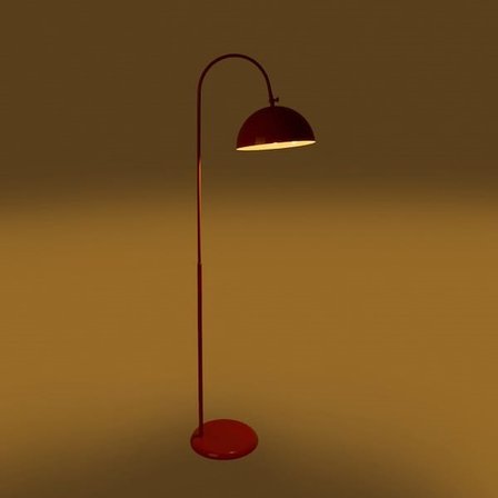 Evidea Lighting Metal Lambader - Turuncu