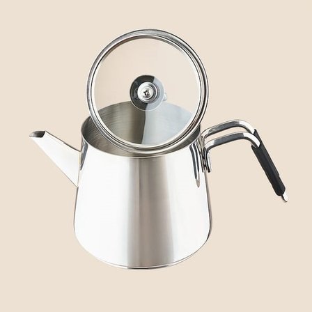 Evidea Kitchen Arven Çaydanlık - Gri - 1,25 lt + 600 ml