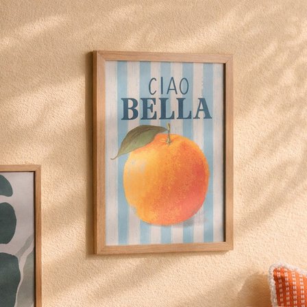 Evidea Deco Ciao Bella Duvar Panosu - Renkli - 30x40 cm