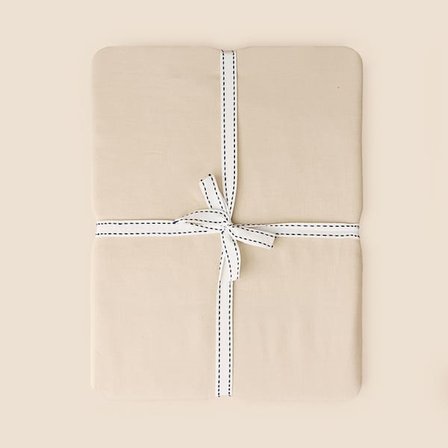 Evidea Soft Basic Çift Kişilik Düz Kenar Saten Çarşaf - Bej - 240x260 cm
