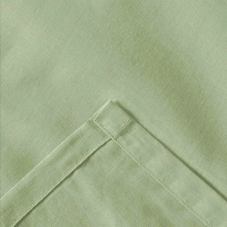 Evidea Soft Basic Tek Kişilik Düz Kenar Saten Çarşaf - Yeşil - 160x240 cm