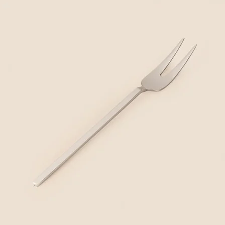 Lugga Elif Servis Çatalı - Platin - 22 cm