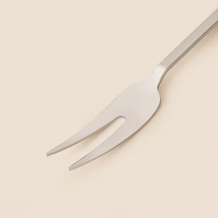 Lugga Elif Servis Çatalı - Platin - 22 cm