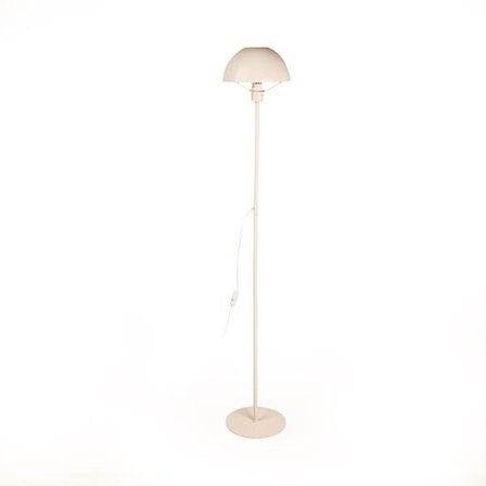 Evidea Lighting Metal Ayak Üstü Açık Şapkalı Lambader - Krem - 140 cm