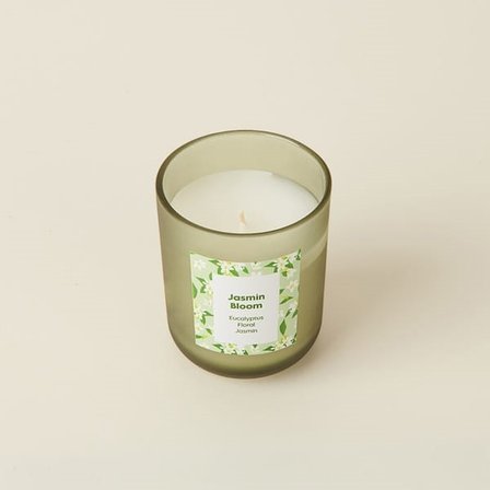 Evidea Deco Jasmine Bloom Bardak Mum - Renkli - 180 gr