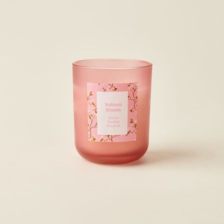 Evidea Deco Sakura Bloom Bardak Mum - Renkli - 180 gr