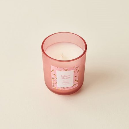 Evidea Deco Sakura Bloom Bardak Mum - Renkli - 180 gr