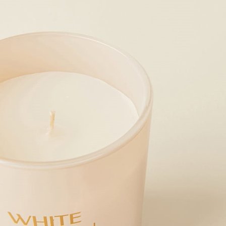 Evidea Deco White Cotton Bardak Mum - Bej - 110 gr