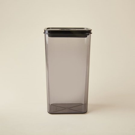 Evidea Kitchen Moeno 3'lü Vakumlu Kavanoz Seti - Siyah - 1,2 lt + 1,8 lt + 3 lt