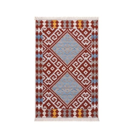Evidea Soft Asur Dekoratif Halı - Renkli - 80x150 cm