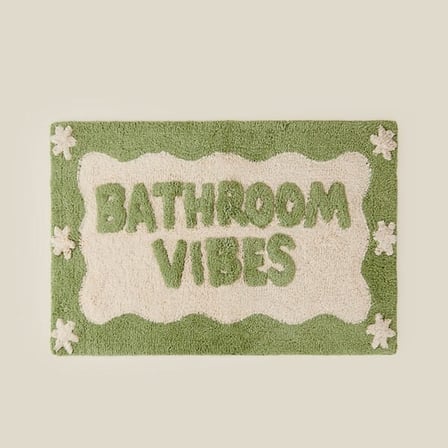 Evidea Soft Vibe Tufting Banyo Paspası - Ekru - 50x80 cm