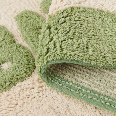 Evidea Soft Vibe Tufting Banyo Paspası - Ekru - 50x80 cm