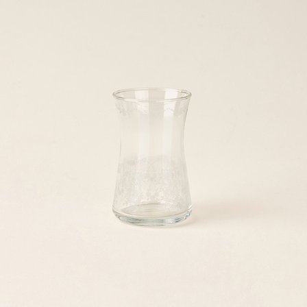 Evidea Kitchen Bloom Ring 6'lı Çay Bardak Seti - Şeffaf / Beyaz