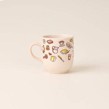 Evidea Kitchen Good Morning Kupa - Renkli - 200 ml