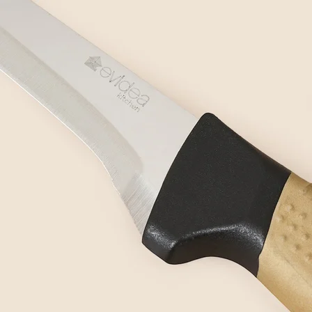 Evidea Kitchen 3'lü Çok Amaçlı Bıçak Seti - Bej