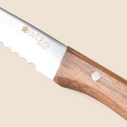 Evidea Kitchen 2'li Steak Bıçağı Seti - Kahverengi