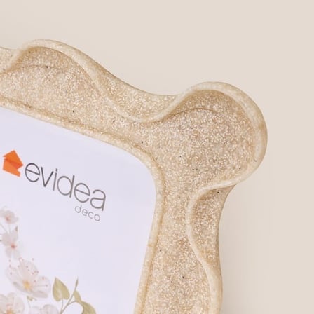 Evidea Deco Ripple Çerçeve - Bej - 10x15 cm
