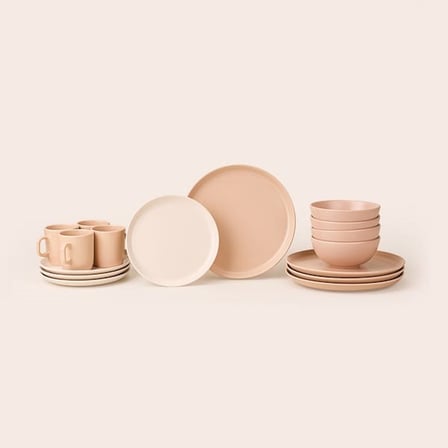 Evidea Kitchen Basic Collection 16 Parça Yemek Takımı - Krem