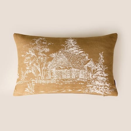 Evidea Soft Casa Kırlent - Hardal - 35x55 cm