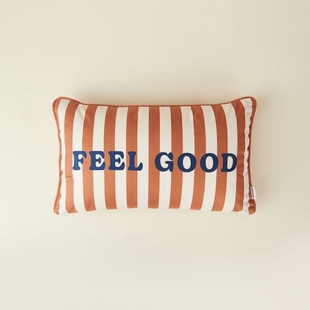 Evidea Soft Feel Good Kırlent Kılıfı - Bej / Kahverengi - 30x50 cm