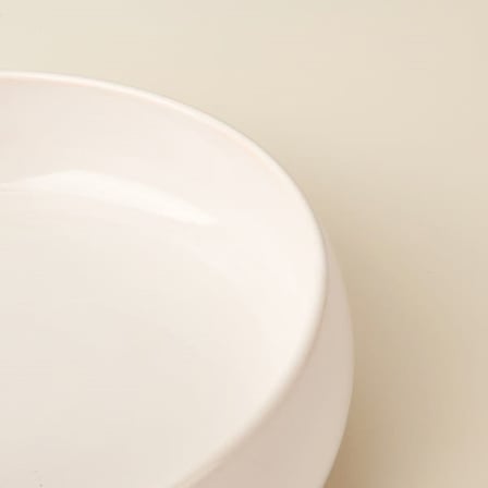 İpek Mono Salata Kasesi - Beyaz - 25 cm