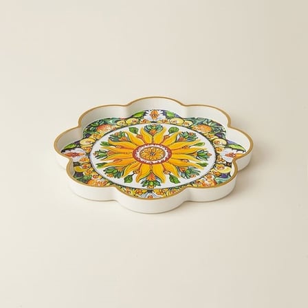 Evidea Kitchen Flower Tepsi - Renkli - 36 cm