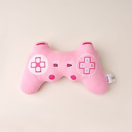 Evidea Soft Oyun Konsolu Figürlü Yastık - Pembe - 36x22 cm