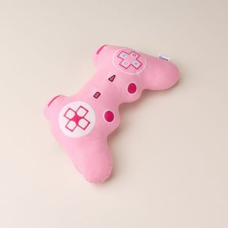 Evidea Soft Oyun Konsolu Figürlü Yastık - Pembe - 36x22 cm