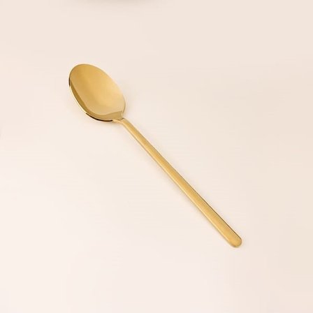 Evidea Kitchen Raya 18 Parça Çatal Kaşık Bıçak Seti - Gold