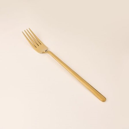 Evidea Kitchen Raya 18 Parça Çatal Kaşık Bıçak Seti - Gold