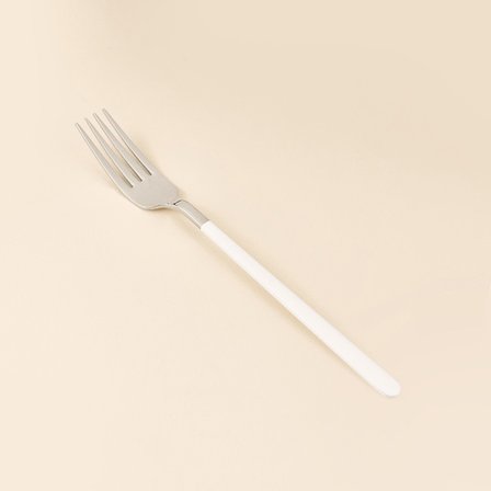 Evidea Kitchen Raya 18 Parça Çatal Kaşık Bıçak Seti - Beyaz / Gri