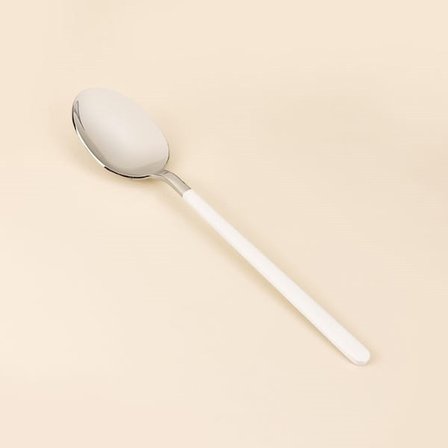 Evidea Kitchen Raya 18 Parça Çatal Kaşık Bıçak Seti - Beyaz / Gri