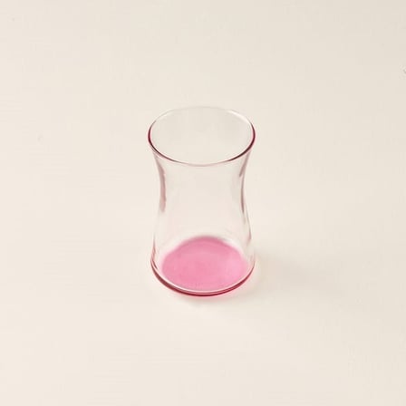 Evidea Kitchen Rainbow 6'lı Çay Bardak Seti - Pembe