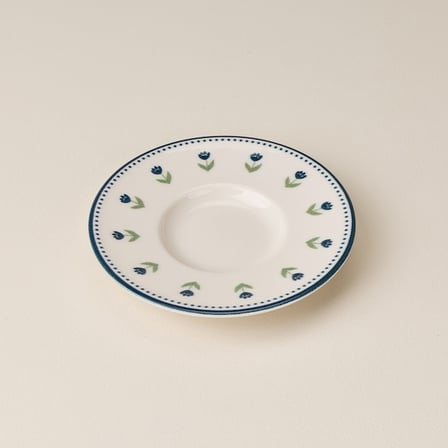 Evidea Kitchen Lale Bahçesi Çay Tabağı - Renkli - 12,5 cm
