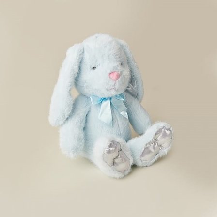 Petrichor Rabbit Figürlü Yastık - Mavi - 50 cm