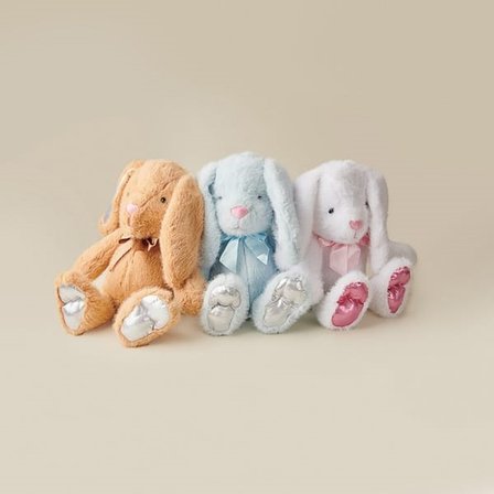 Petrichor Rabbit Figürlü Yastık - Bej - 50 cm