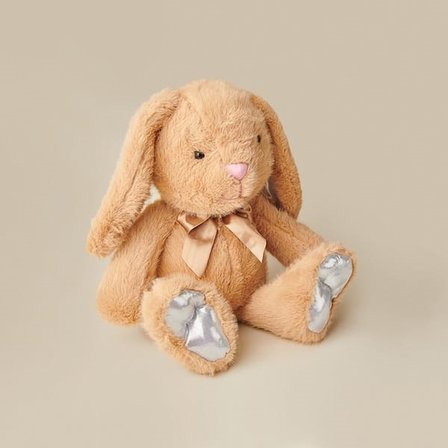 Petrichor Rabbit Figürlü Yastık - Bej - 50 cm