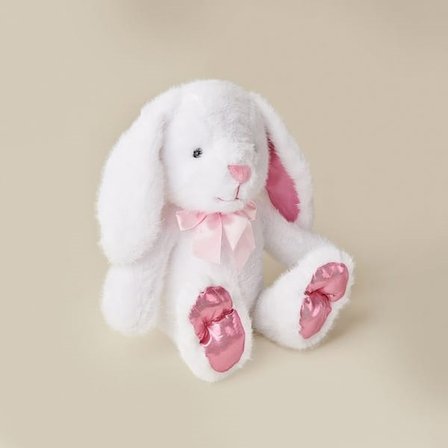 Petrichor Rabbit Figürlü Yastık - Beyaz - 50 cm