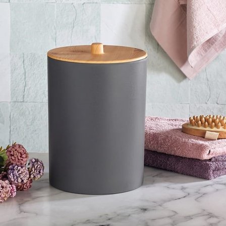 Evidea Bath Natura 5'li Banyo Seti - Antrasit