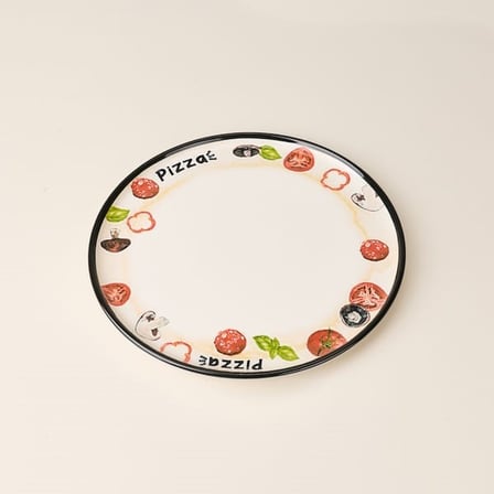 Evidea Kitchen Pizza Festa Pizza Tabağı - Renkli - 30 cm