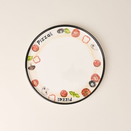 Evidea Kitchen Pizza Festa Pizza Tabağı - Renkli - 30 cm